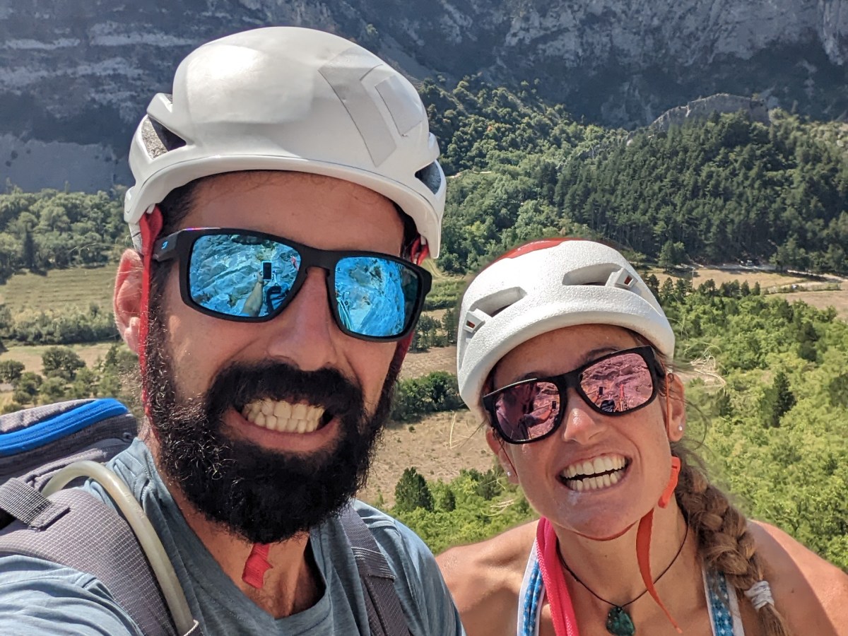 A la fin de la saison, on ressort les chaussons : premier trip vélo/grande voie au pilier du&nbsp;soleil